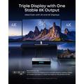 Anker Prime 14-in-1 140W -telakointiasema kolmelle näytölle - harmaa