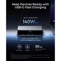 Anker Prime 14-in-1 140W -telakointiasema kolmelle näytölle - harmaa