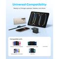 Anker Zolo 70W GaN-seinälaturi - 3x USB-C, 1x USB-A - musta