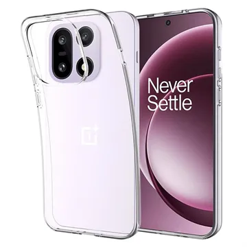 OnePlus 15 Liukumaton TPU-kotelo - Läpinäkyvä