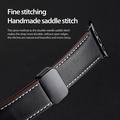 Apple Watch (38/40/SE/41/42mm) Dux Ducis YA M-Buckle -nahkahihna - musta