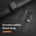 Apple Watch (38/40/SE/41/42mm) Dux Ducis YA M-Buckle -nahkahihna - musta