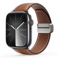 Apple Watch (38/40/SE/41/42mm) Dux Ducis YA M-Buckle -nahkahihna - ruskea