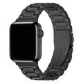 Apple Watch (38/40/SE/41/42mm) Kalebol CNC Pro -ruostumattomasta teräksestä valmistettu rannekoru - musta