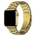 Apple Watch (38/40/SE/41/42mm) Kalebol CNC Pro -ruostumattomasta teräksestä valmistettu rannekoru - kulta