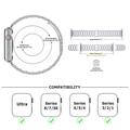 Apple Watch (38/40/SE/41/42mm) Kalebol CNC Pro -ruostumattomasta teräksestä valmistettu rannekoru - kulta