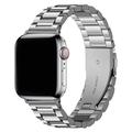 Apple Watch (38/40/SE/41/42mm) Kalebol CNC Pro -ruostumattomasta teräksestä valmistettu rannekoru - hopea