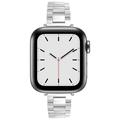Apple Watch (38/40/SE/41/42mm) ohut teräsranneke - hopea