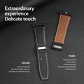 Apple Watch (42/44/SE/45/46/49mm) Dux Ducis YA M-Buckle -nahkahihna - musta
