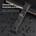 Apple Watch (42/44/SE/45/46/49mm) Dux Ducis YA M-Buckle -nahkahihna - musta