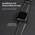 Apple Watch (42/44/SE/45/46/49mm) Dux Ducis YA M-Buckle -nahkahihna - musta