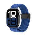 Apple Watchin Punottu nailonranneke magneettikiinnityksellä - 49mm/46mm/45mm/44mm - sininen