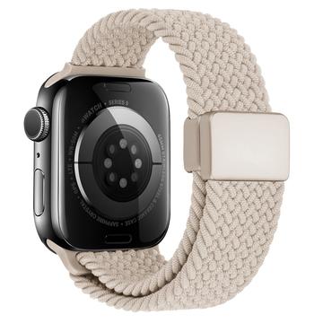Apple Watchin Punottu nailonranneke magneettikiinnityksellä - 49mm/46mm/45mm/44mm - Tähtivalo