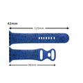 Apple Watch Series 11/10/9/8/SE 3/SE (2022)/7/SE/6/5/4/3/2/1 -kukkakuvioinen silikonirannekoru - 42mm/41mm/40mm/38mm - lila