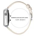 Apple Watch Series 11/10/9/8/SE 3/SE (2022)/7/SE/6/5/4/3/2/1 ohut nahkahihna - 42mm/41mm/40mm/38mm - beige