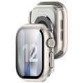 Apple Watch Series 12 Muovikotelo Panssarilasi - 47mm - Ruusukulta