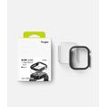 Apple Watch Series 12 Ringke Slim Suojakuori - 46mm - 2 Kpl. - Kirkas & Musta