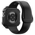 Apple Watch Series 12 Spigen Rugged Armor TPU Kotelo - 42mm - Musta