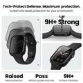 Apple Watch Series 12 Tech-Protect Defense360 -suojakotelo, jossa näytönsuojakalvo - 46mm - musta
