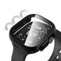 Apple Watch Ultra 1/2/3/4  Tech-Protect Defense360 kotelo ja näytönsuoja - 49mm - 2 kpl. - Musta / Läpinäkyvä
