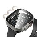 Apple Watch Ultra 1/2/3/4  Tech-Protect Defense360 kotelo ja näytönsuoja - 49mm - 2 kpl. - Titaani / Läpinäkyvä