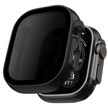 Apple Watch Ultra 1/2/3/4 Tech-Protect Defense360 -suojakotelo, jossa näytönsuojakalvo - 49mm - musta