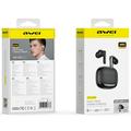 Awei TA19 True Wireless kuulokkeet, joissa on ANC- ja ENC-ominaisuudet - musta