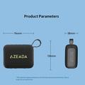 Azeada AZ-S01 5W vedenkestävä kannettava Bluetooth-kaiutin - musta
