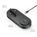 B-33 3-in-1 langaton latausasema, jossa on USB-C-liittimet - 15W - musta
