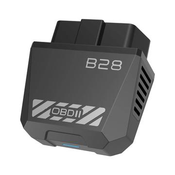 B28 OBD2-skanneri / ELM327-autodiagnostiikkalaite, Bluetooth-yhteydellä - musta