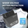B28 OBD2-skanneri / ELM327-autodiagnostiikkalaite, Bluetooth-yhteydellä - musta