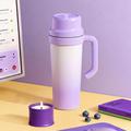 BDL-009PRO 2-in-1-akkukäyttöinen mehustin/tehosekoitin, jossa on kantokahva - 650ml - violetti