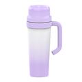 BDL-009PRO 2-in-1-akkukäyttöinen mehustin/tehosekoitin, jossa on kantokahva - 650ml - violetti