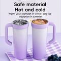BDL-009PRO 2-in-1-akkukäyttöinen mehustin/tehosekoitin, jossa on kantokahva - 650ml - violetti