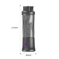 BDL-010PRO 2-in-1 ladattava mehustin / vesipullo - 450ml - musta