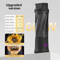 BDL-010PRO 2-in-1 ladattava mehustin / vesipullo - 450ml - musta