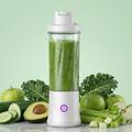 BDL-010PRO 2-in-1 ladattava mehustuskone / vesipullo - 450ml - valkoinen