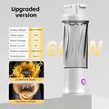 BDL-010PRO 2-in-1 ladattava mehustuskone / vesipullo - 450ml - valkoinen
