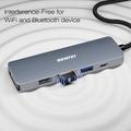 BENFEI 5-in-1 USB-C-sovitin ja jakaja - 4K HDMI, 100W PD, USB-A - harmaa
