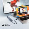 BENFEI 7-in-1 USB-C-sovitin ja jakaja - 4K HDMI 60Hz, 100W PD, 3x USB-A, SD- ja microSD-kortinlukija