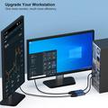 BENFEI Active Adapter DisplayPort/HDMI-sovitin - 4K 60Hz - harmaa