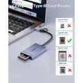 BENFEI CFexpress Type B USB-C/USB-A -kortinlukija - 10Gbps - harmaa