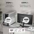 BENFEI DisplayPort/HDMI-kaapeli - 4K 30Hz - 1.8m - musta