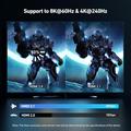 BENFEI HDMI 2.1 -ultranopeuskaapeli, 2 kpl:n pakkaus - 8K 60Hz, 4K 144Hz, 1.8m - musta