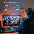 BENFEI HDMI 2.1 -ultranopeuskaapeli, 2 kpl:n pakkaus - 8K 60Hz, 4K 144Hz, 1.8m - musta