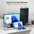 BENFEI USB-C/HDMI-sovitin - 4K 30Hz, 15cm:n kaapeli - harmaa