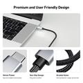 BENFEI USB-C/HDMI-kaapeli - 4K 60Hz - 0.9m - harmaa