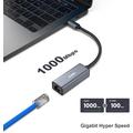 BENFEI USB-C/RJ45-sovitin - 1000Mbps - harmaa