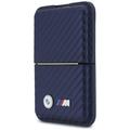 BMW M Carbon Metal Logos MagSafe -lompakko ja korttikotelo - tummansininen