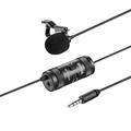 BOYA BY-M1 Pro II -langallinen lavalier-mikrofoni, 6m:n kaapelilla